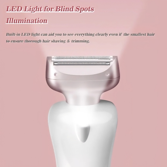 Akunbem Women's Electric Shaver in Pink - Picture 4 of 8